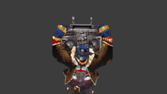 Minimalism Simple Background Transformers robot gray background