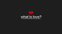 Minimalism Typography Heart (Design) love Simple Background