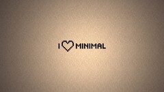 Minimalism Typography pattern Heart (Design) Simple Background
