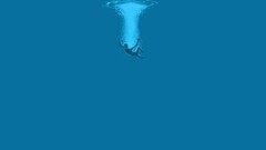 Minimalism water underwater artwork Simple Background