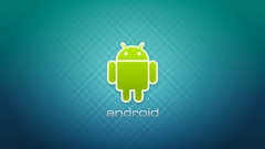 Minimalistic android symbol logos