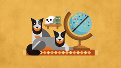 Minimalistic Animals Dogs artwork