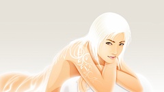 Minimalistic anime girls