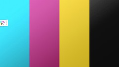 Minimalistic artwork CMYK