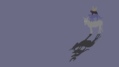 Minimalistic artwork fairy tales terror