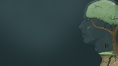 Minimalistic artwork Simple Background surreal art