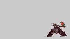 Minimalistic Birds bats branches