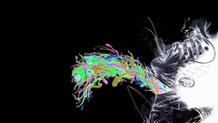 Minimalistic black background