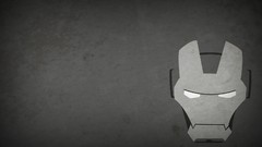 Minimalistic blo0p marvel comics grayscale War Machine