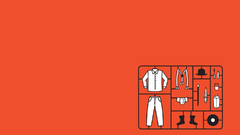 Minimalistic clockwork orange