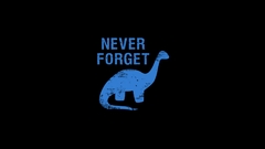 Minimalistic Dinosaurs never forget