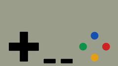 Minimalistic gamepad Super Nintendo
