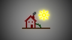 Minimalistic houses simple