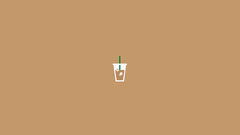 Minimalistic iced tea