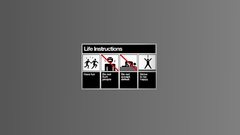 Minimalistic instructions inspirational motivation