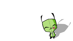 Minimalistic Invader Zim costume