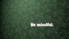 Minimalistic meditation mind