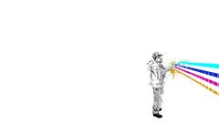 Minimalistic Men graffiti