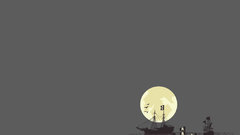 Minimalistic moon ships pirates