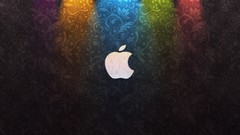 Minimalistic multicolor apple inc