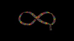 Minimalistic multicolor rainbows infinite