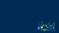 Minimalistic Music chemistry Drums