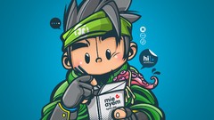 Minimalistic noodle vectors vector art