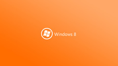 Minimalistic orange deviantart windows