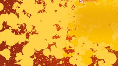 Minimalistic paint water drops