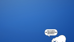 Minimalistic polar Bears Animals