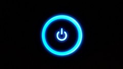 Minimalistic power button