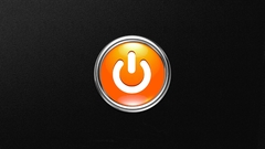 Minimalistic power button Simple