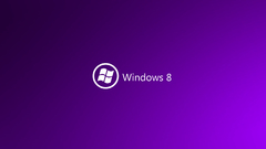 Minimalistic purple deviantart windows