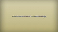 Minimalistic Quotes thinking Albert