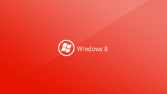 Minimalistic red deviantart windows