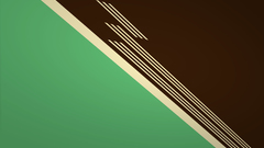 Minimalistic retro lines simple