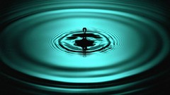 Minimalistic ripples water drops