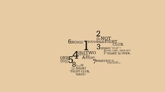 Minimalistic rules Quotes Fight