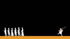 Minimalistic Seven Samurai movie