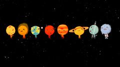 Minimalistic solar system planets