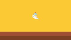 Minimalistic studio ghibli nausicaa