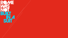 Minimalistic suit Quotes Typography