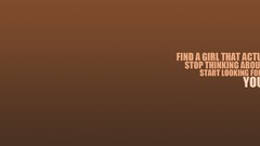 Minimalistic text brown Typography