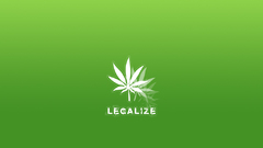 Minimalistic text marijuana