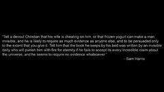 Minimalistic text Quotes atheism