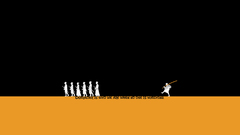 Minimalistic text Typography