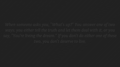 Minimalistic text Typography