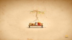 Minimalistic Trees bench