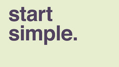 Minimalistic Typography