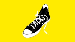 Minimalistic vectors Shoes digital